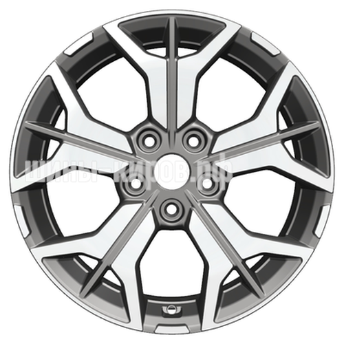 KHW1715 (Kodiaq/Tiguan) Gray-FP 7x17/5x112 ET40 D57,1