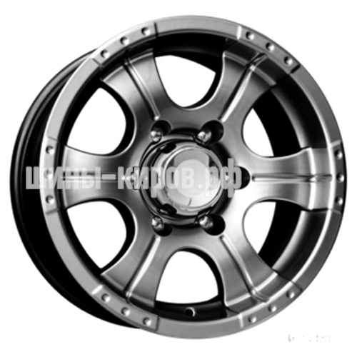 Байконур Джип-рейд (КС465М) Дарк платинум 8x16/5x139,7 ET-15 D110,1