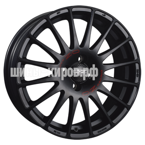 Superturismo GT Matt Black + Red Lettering 8x17/5x112 ET35 D75